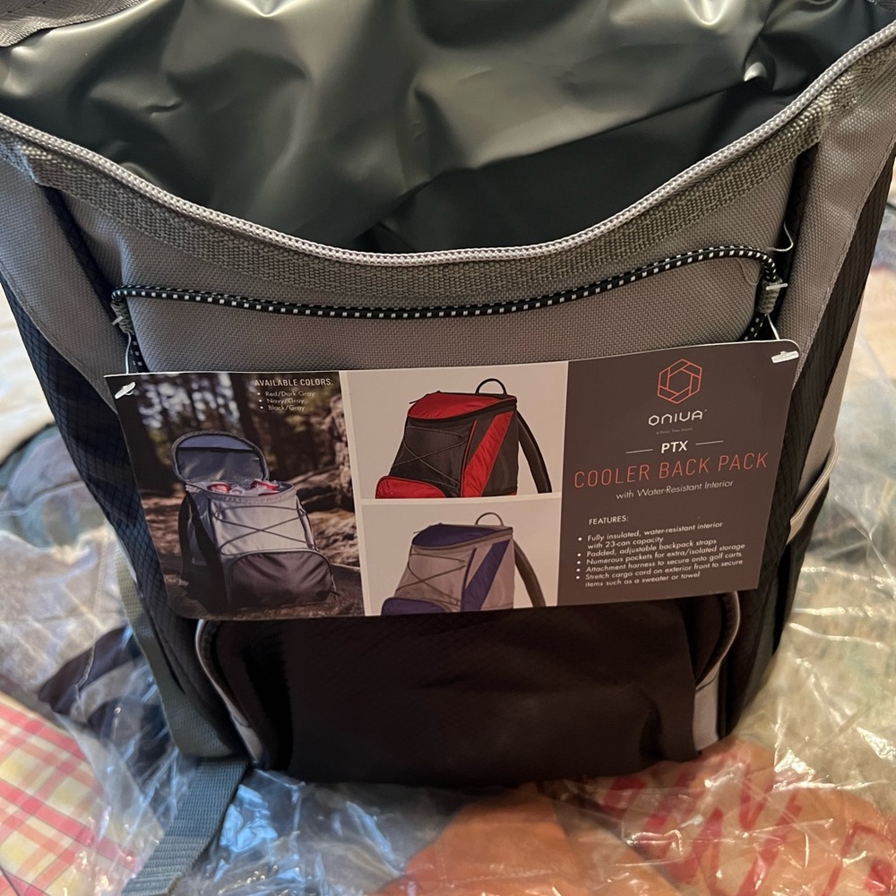 Oniva backpack cooler.  NWT, 23 can capacity, plus storage